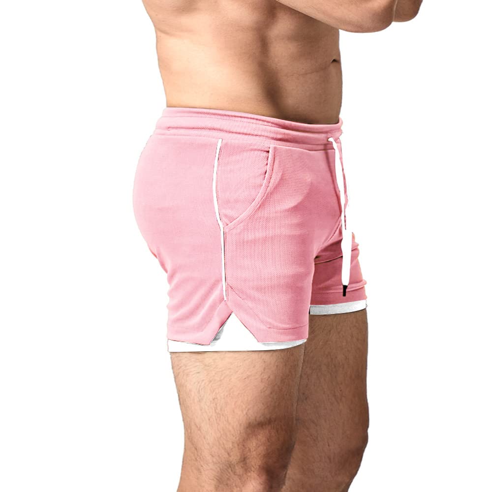 EVERWORTH Men's 2-in-1 Workout Shorts 5