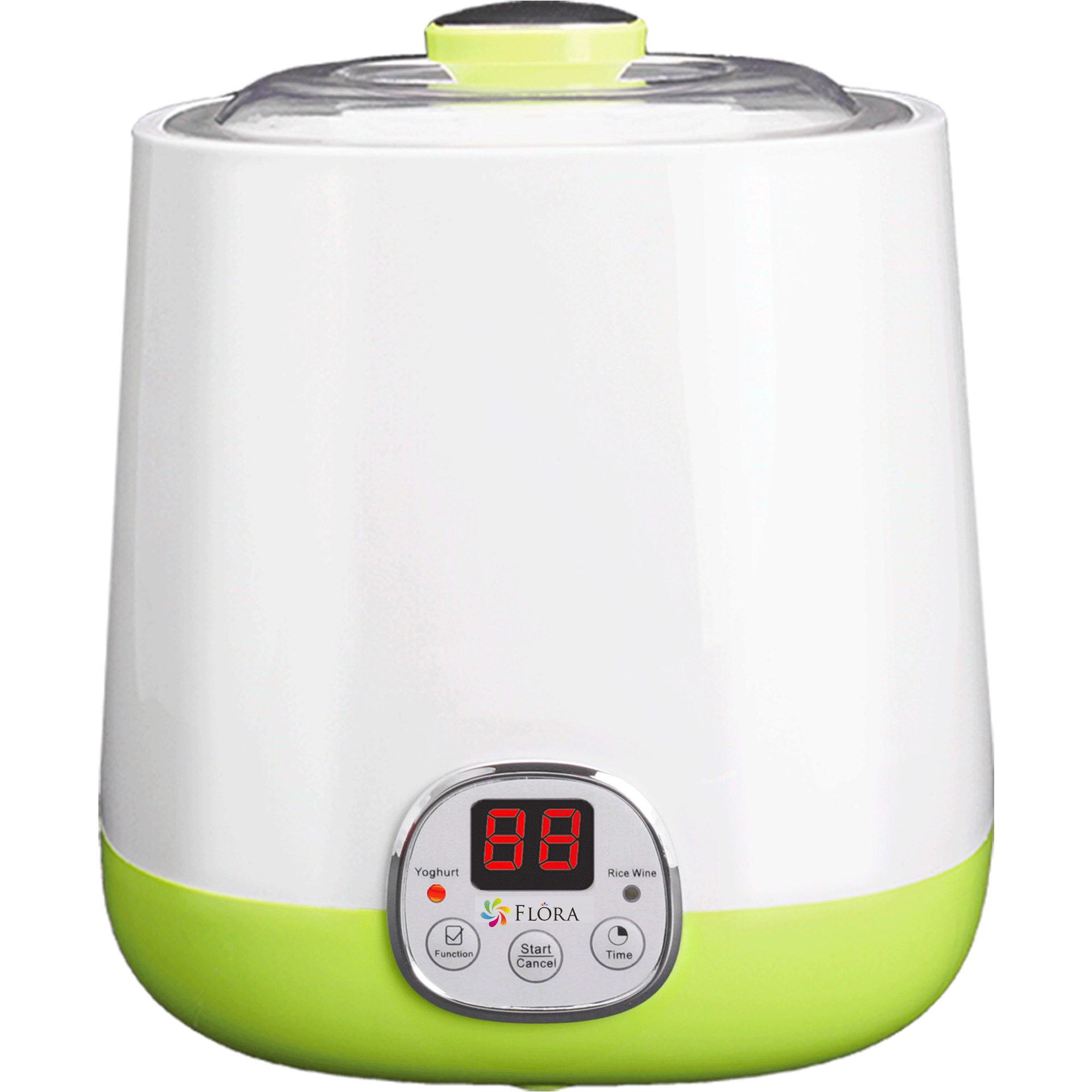 Flora Electric Yogurt Maker with 1L Capacity - Automatic FDA Food Grade Yogurt & Rice Wine Maker for Homemade Yogurt, Fermented Curd - Perfect for Healthy Breakfast, Snacks & DIY Probiotic Drinks (AU Stock, Brand FL YME 110)