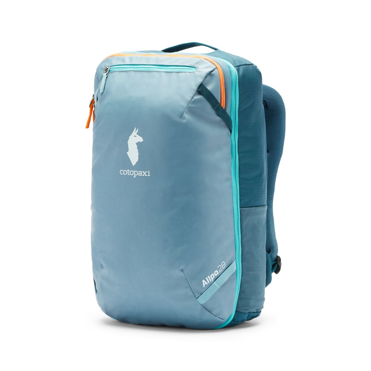 Cotopaxi Allpa 28L Travel Backpack - Lightweight Carry-On Pack for Hiking, Camping & Air Travel | Water-Resistant Blue Spruce/Abyss Color | Perfect for Weekend Trips & Outdoor Adventures