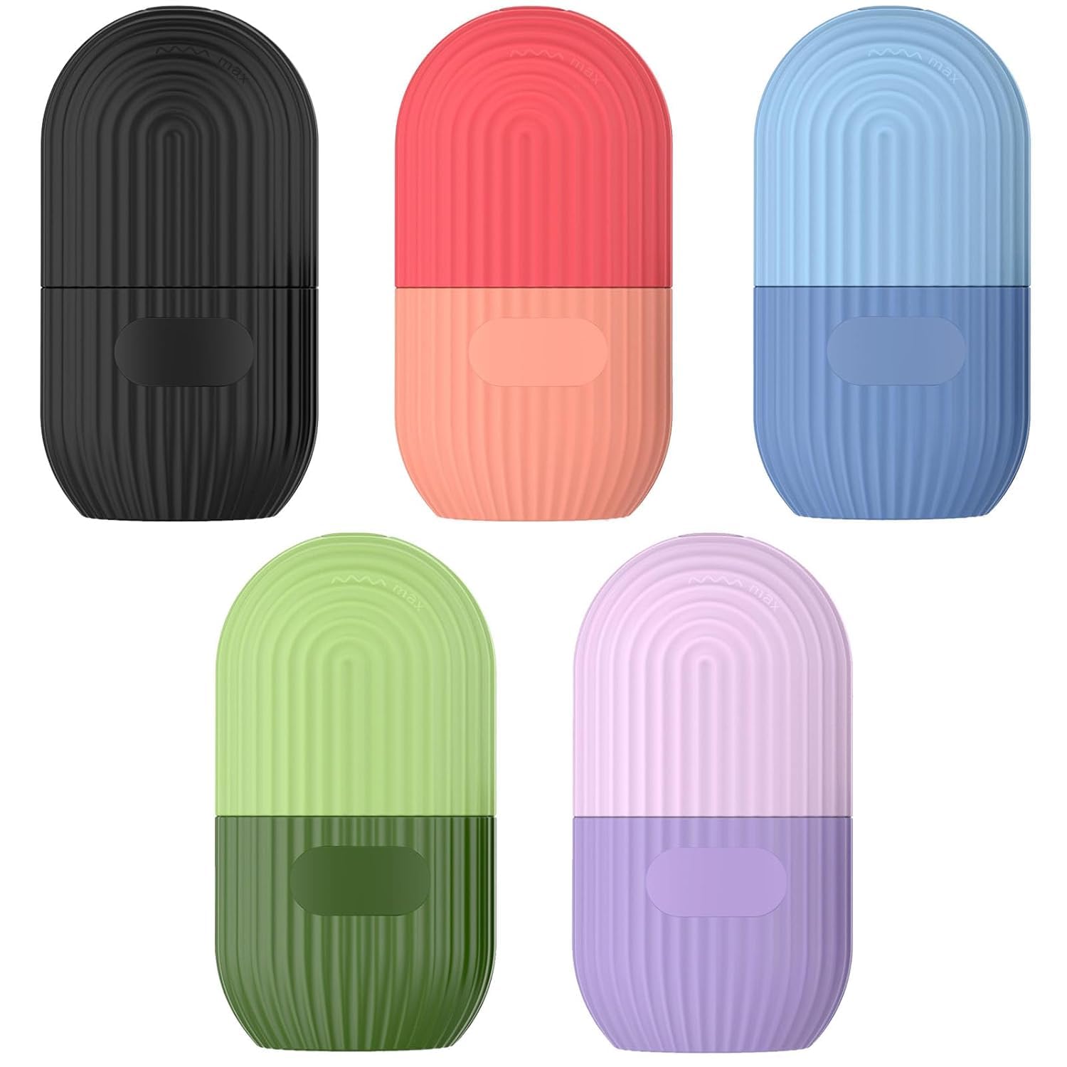 LOZOX Ice Roller for Face & Eyes - Cooling Facial Massage Tool for Puffiness & Dark Circles | Skin Care Ice Roller with Gua Sha Benefits | Reusable Silicone Ice Cube Mold for Beauty Routine | Perfect for Morning Depuffing & Post-Workout Skin Refresh