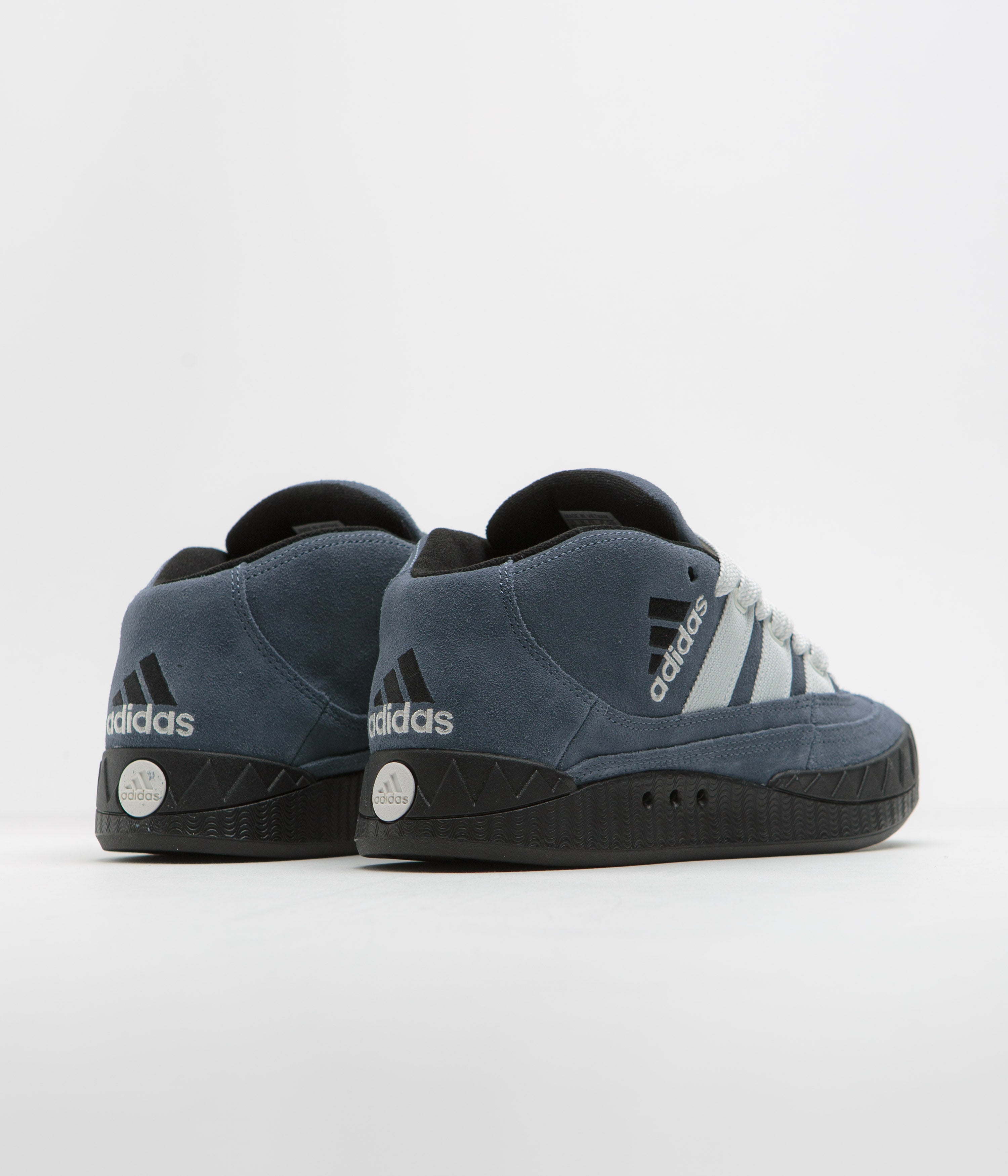 Adidas Adimatic Mid Shoes - Legacy Blue, Crystal White, Core Black | Retro Sneakers for Men & Women | Perfect for Casual Wear, Street Style & Skateboarding