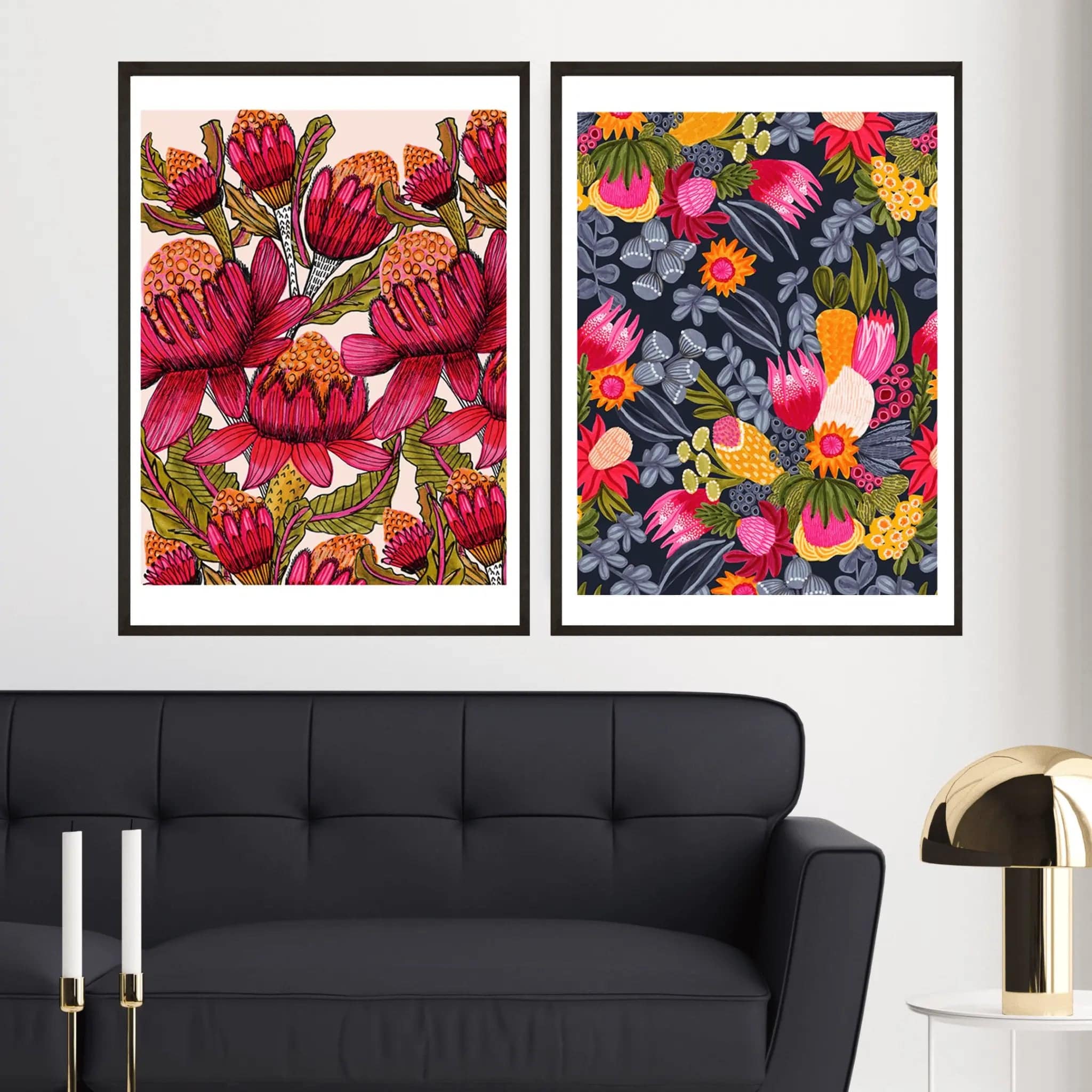Australian Flora Botanical Wall Art Prints - Premium Nature Decor for Home & Office | Perfect for Living Room, Bedroom & Office Spaces