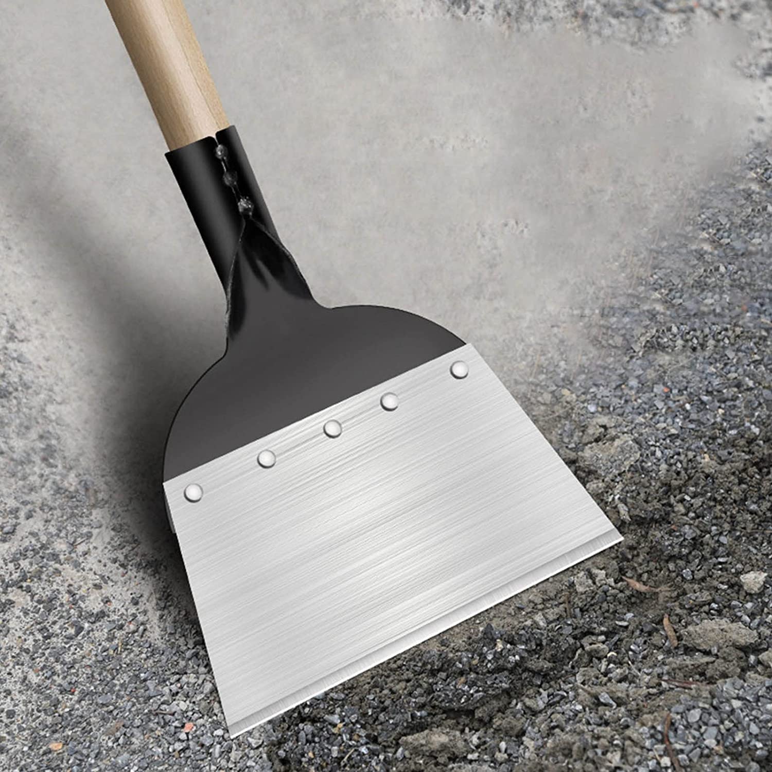 Premium All-Steel Multi-Functional Garden Shovel for Weeding, Planting & Outdoor Cleaning - Heavy Duty Farm & Yard Tool (Small Size) - Perfect for Gardening, Landscaping & Farm Work