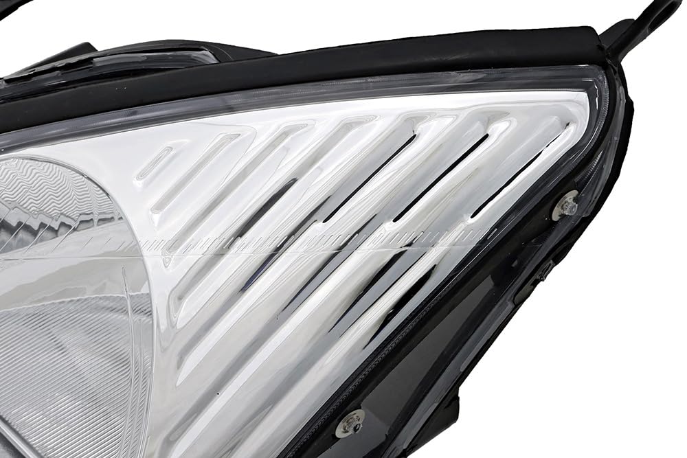 Ford Focus Headlight Assembly Replacement Kit - Compatible with 2000-2002 Models (Driver & Passenger Side Halogen Lamps) - Perfect for Night Driving & Auto Restoration Projects