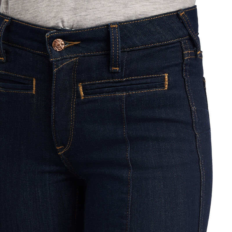 Ariat Women's R.E.A.L. High Rise Alexa Flare Jean - Premium Stretch Denim Bootcut Pants for Riding, Western Fashion & Everyday Comfort