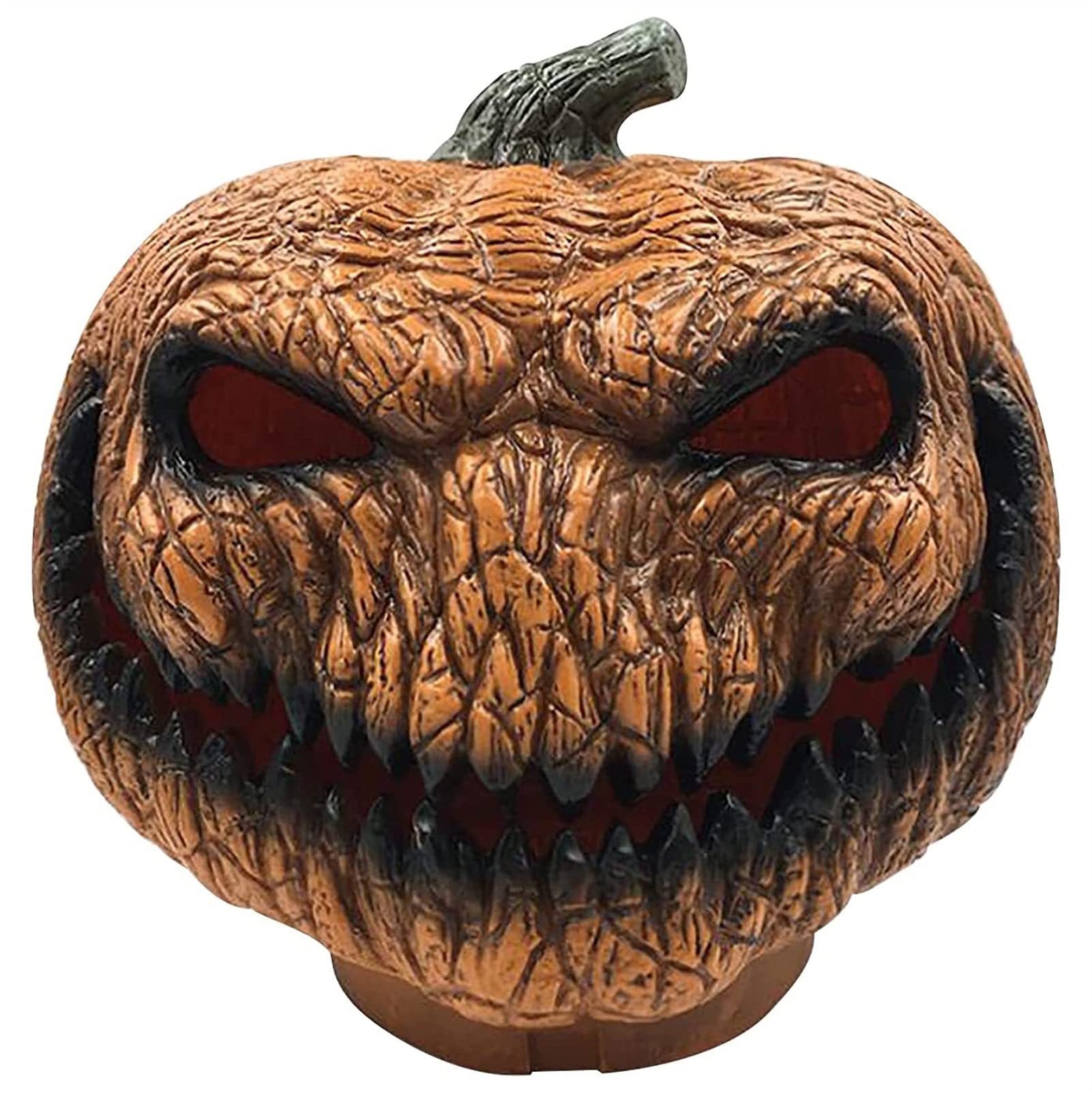 OFQ Halloween Skull Lamp - Horror Candle Light with Glowing Colorful Pumpkin Effects - Scary Ghost & Mutation Decor for Halloween Parties, Haunted Houses & Festival Decorations