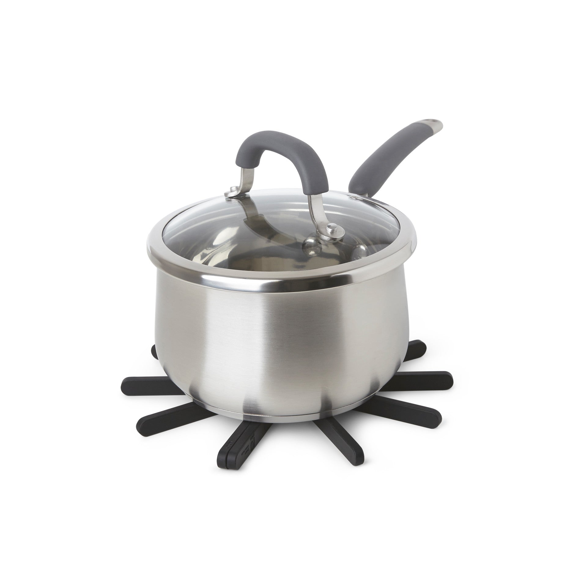 Premium Heat-Resistant Fanfare Trivet Set of 2 - Stylish Kitchen Countertop Protector for Hot Pots, Pans & Dishes - Ideal for Cooking, Serving & Dining Decor