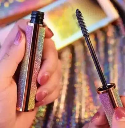 WIFFY Professional Rainbow Bold Eye Super Lash Waterproof Mascara - Volumizing & Lengthening for Dramatic Look, Perfect for Party, Wedding & Night Out Makeup