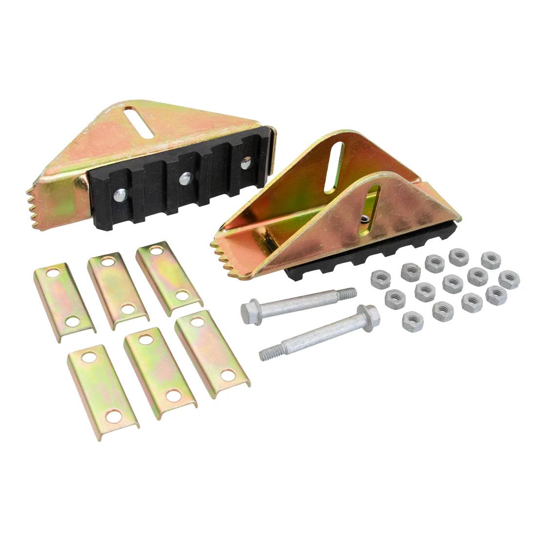 Level Eze Ladder (Z) Leveler with Swivel Feet - Adjustable Ladder Stabilizer for Uneven Surfaces | Perfect for Roofing, Construction & Home Improvement Projects