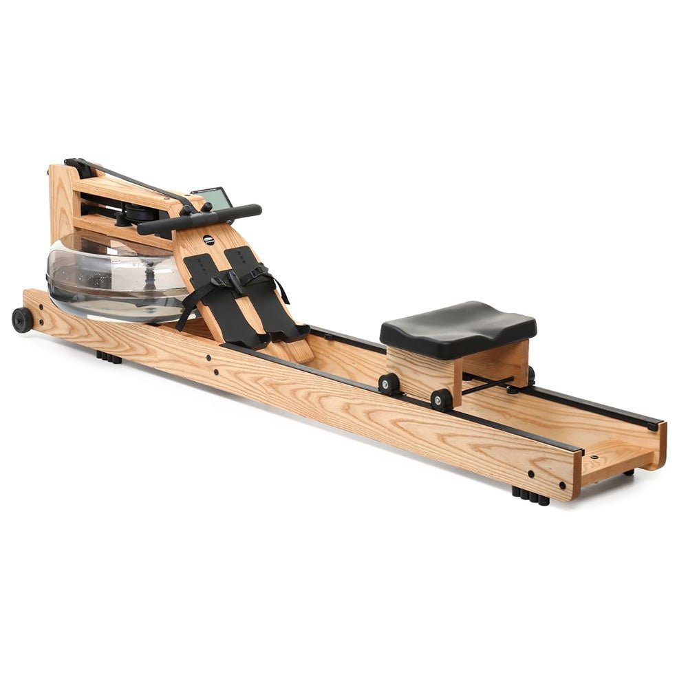 Premium WaterRower Oak Rowing Machine with S4 Performance Monitor - Perfect for Home Gym, Cardio Workouts & Full-Body Exercise