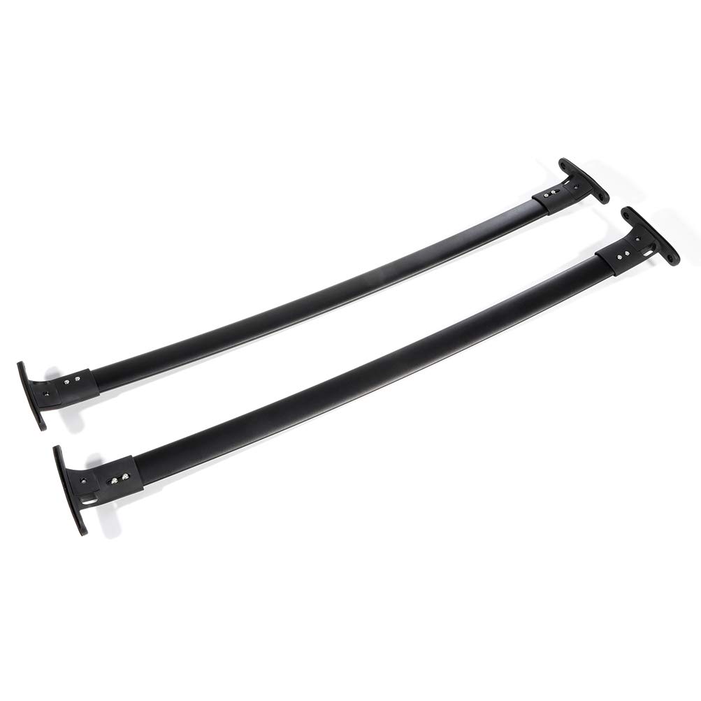 ECCPP Aluminum Roof Rack Cross Bars with Kayak Carrier Set - Compatible with Ford Explorer 2016-2019 Models - 2x Roof Rack Bars + 4x J-Bar Kayak Rack - Heavy Duty Cargo Carrier for SUVs - Perfect for Road Trips, Camping & Outdoor Adventures
