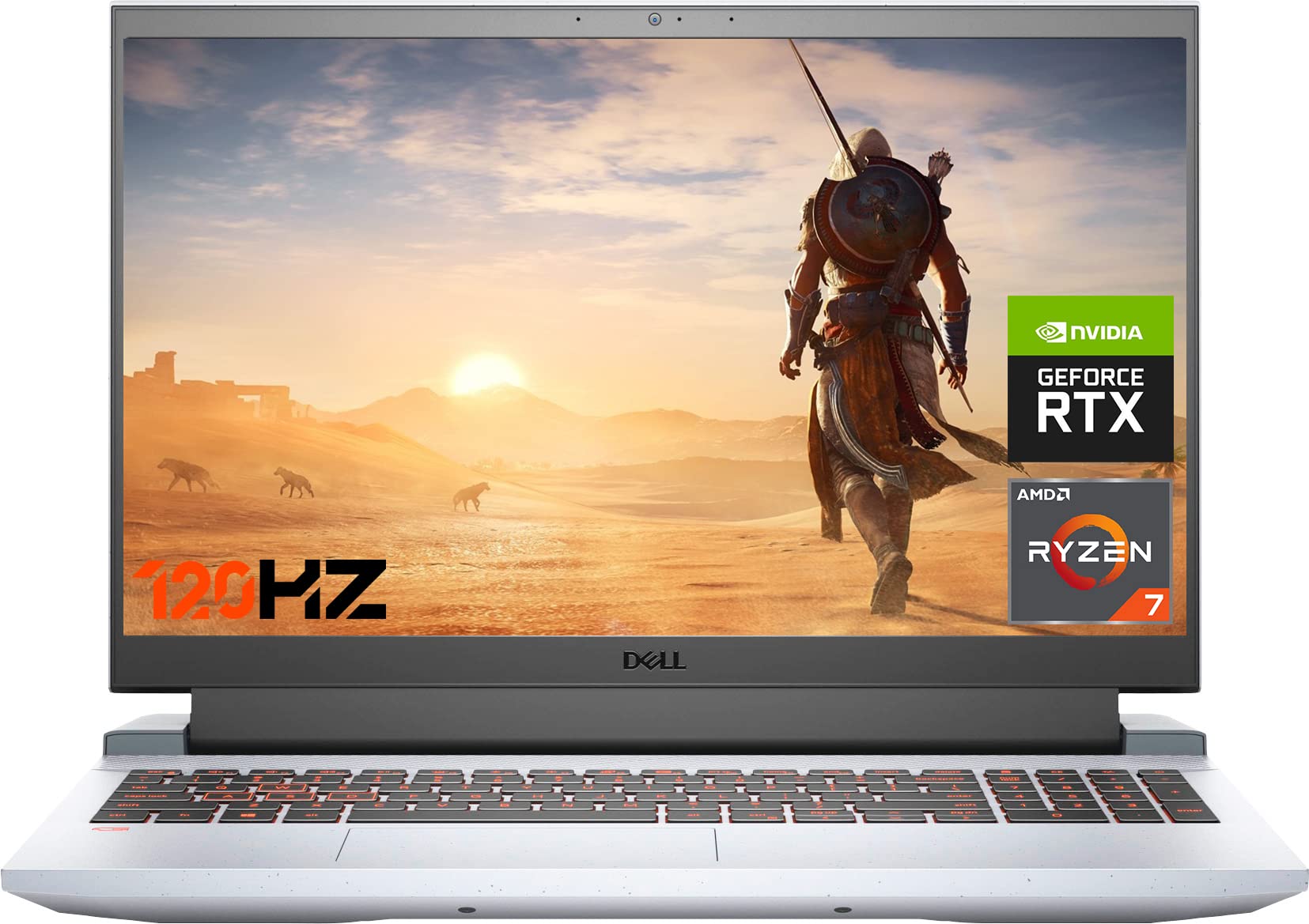 DELL G15 Gaming Laptop - Ryzen 7, RTX 3050 Ti, 32GB RAM for Gaming & Work