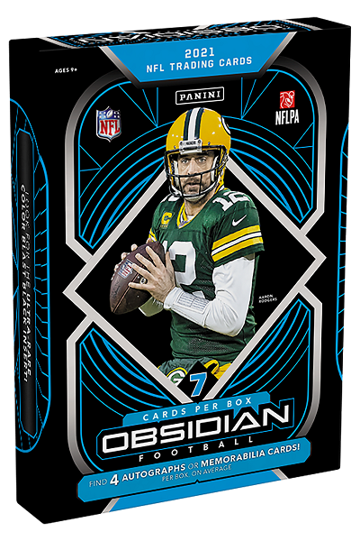 2021 Panini Obsidian Football Hobby Box - Premium NFL Trading Cards Collection for Collectors & Investors | Perfect for Fantasy Football Fans & Sports Memorabilia Enthusiasts