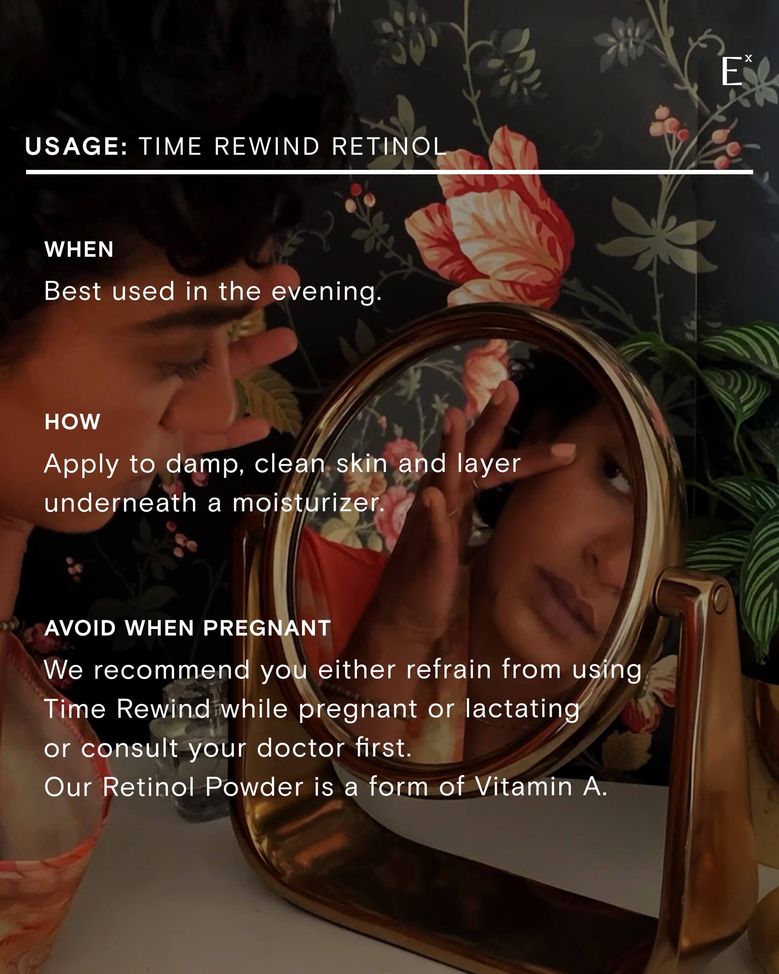 Time Rewind Retinol Powder Refill - Anti-Aging Skincare Treatment for Fine Lines & Wrinkles | Perfect for Nighttime Routine & Youthful Glow