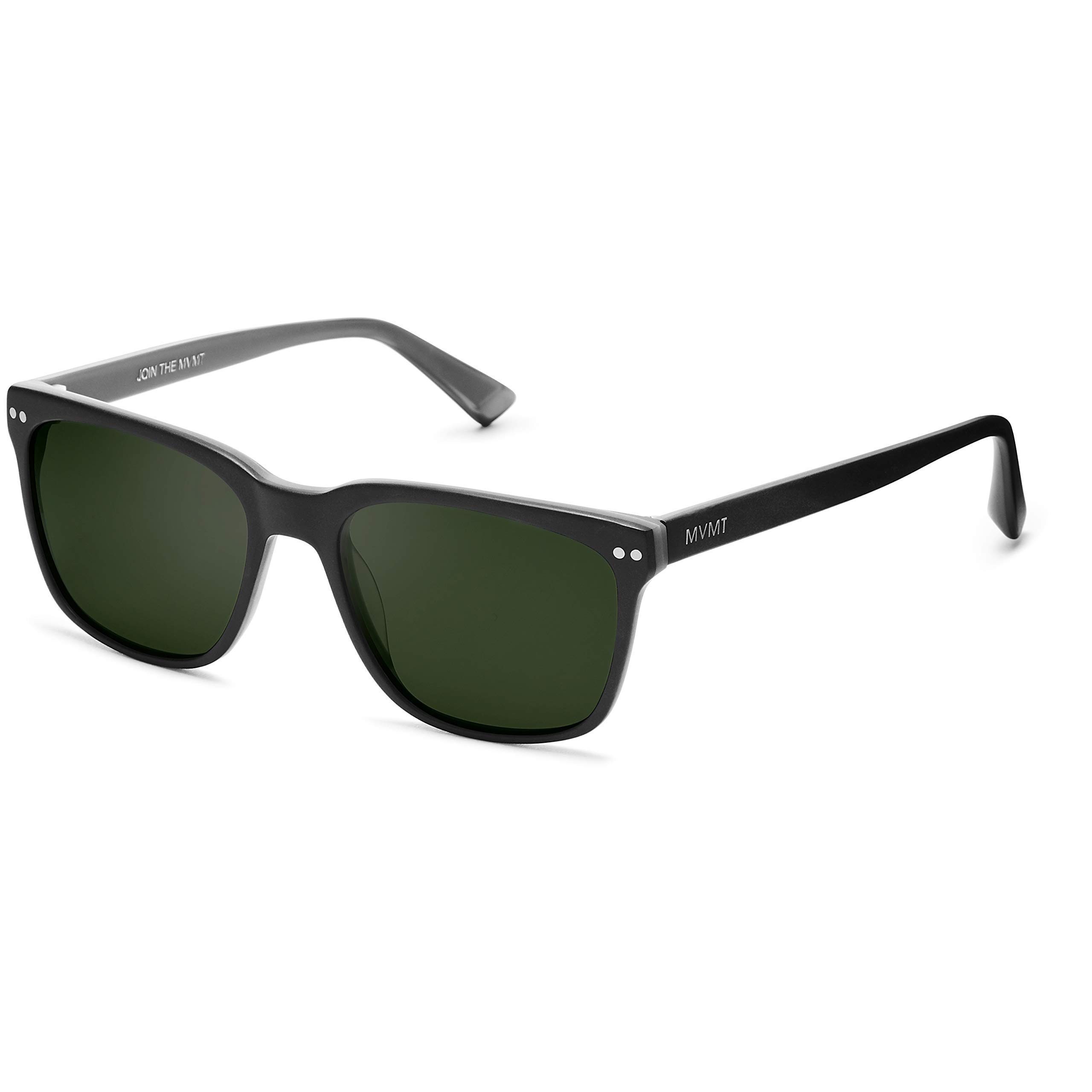 MVMT Ritual Square Men's Sunglasses - 55mm Polarized UV Protection - Stylish Aviator Shades for Driving, Outdoor & Fashion