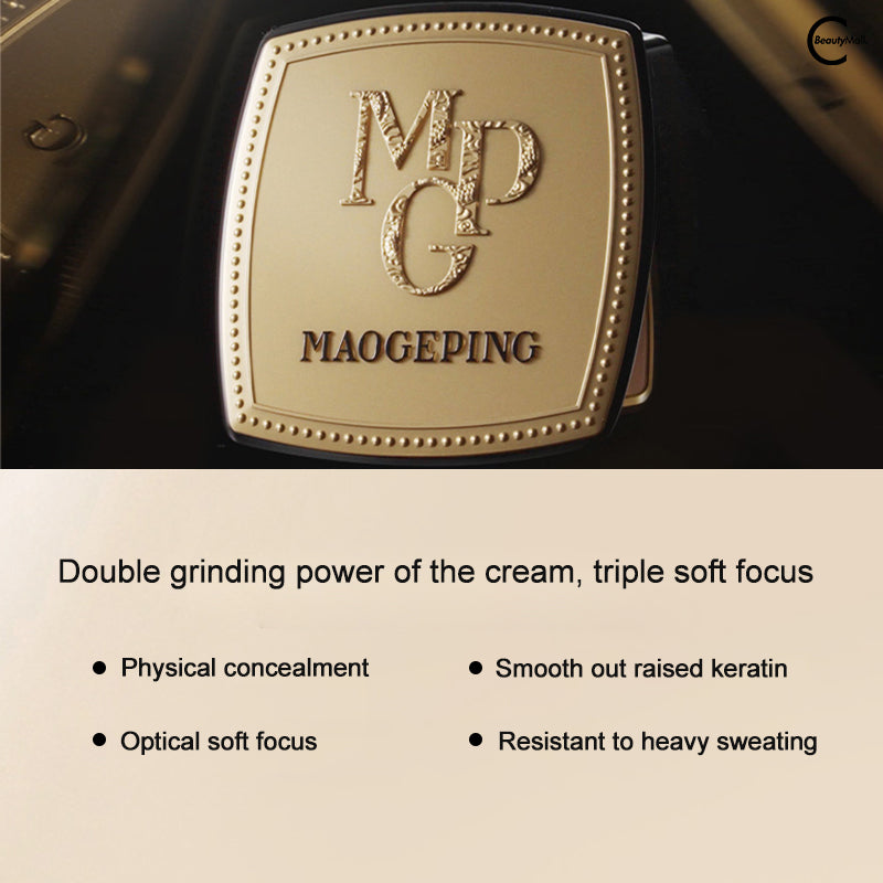 MAOGEPING Radiant Skin Flawless Cream Foundation - Long Lasting Full Coverage Makeup for Flawless Complexion | Perfect for Daily Wear, Special Occasions & Photography