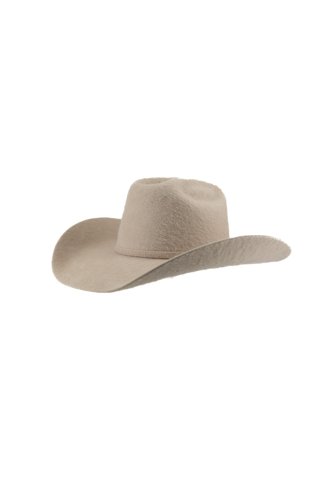 Rock'em 10X Silverbelly Grizzly Fur Open Crown Felt Cowboy Hat for Men – Western Rodeo, Ranch Work & Outdoor Adventures