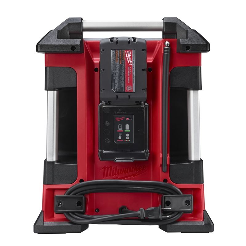 M18 18V Lithium-Ion Cordless Jobsite Radio & Charger - Tool Only | Portable Worksite Music Player & Power Tool Charger for Construction & Outdoor Projects