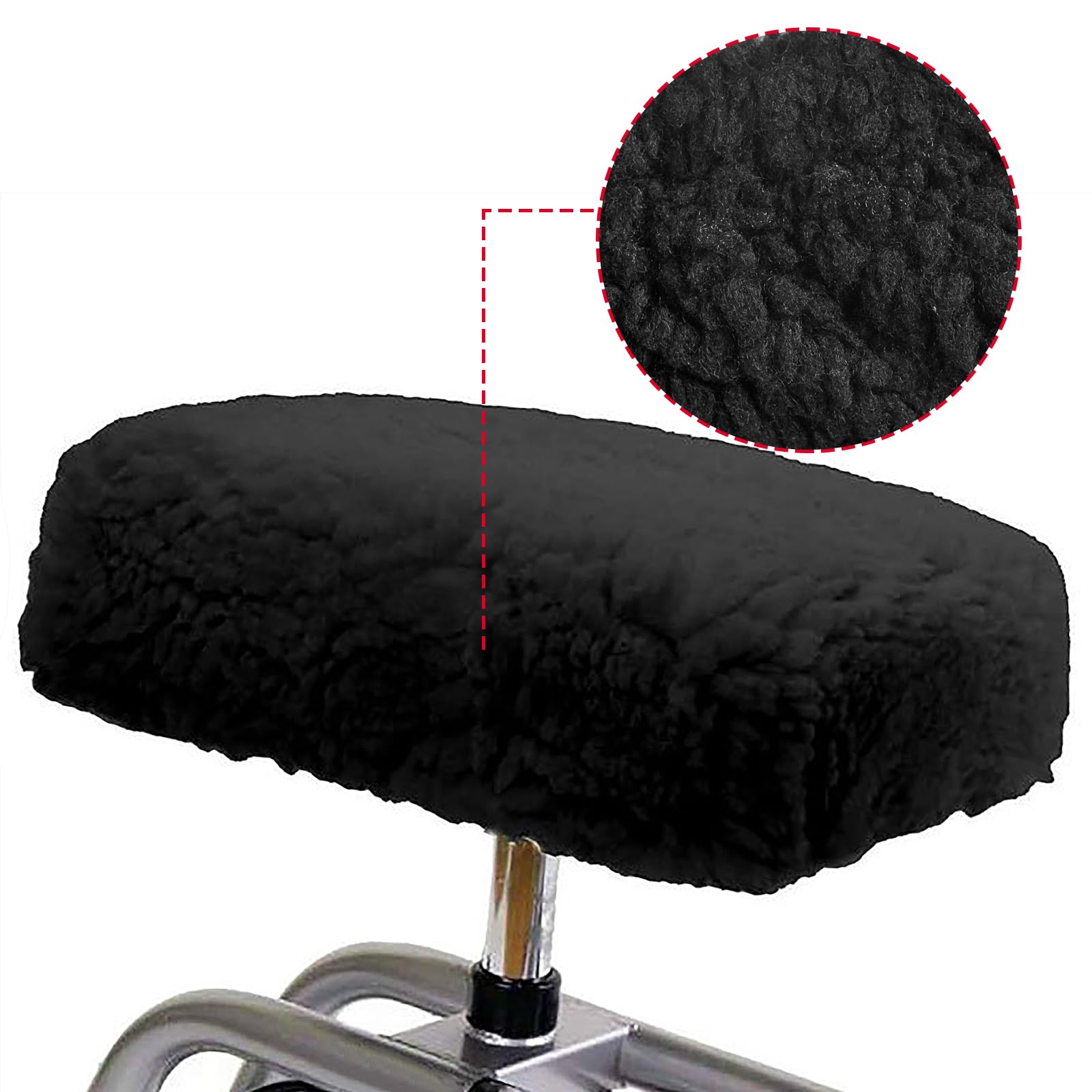 Universal Knee Scooter Pads Cover - Removable Memory Foam Cushion Insert for Knee Walkers & Rovers - Fits Most Models (Black) - Ideal for Post-Surgery Recovery, Injury Rehabilitation & Mobility Assistance