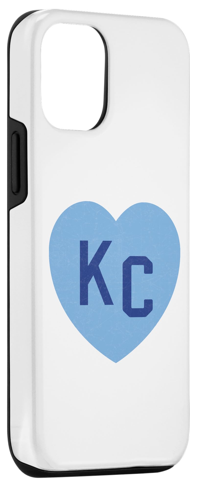iPhone 12/12 Pro Case - Kansas City KC Heart Royal Blue Protective Phone Cover | Stylish & Durable Design for Apple iPhone 12 Series | Perfect for Daily Use, Travel & Showcasing Local Pride