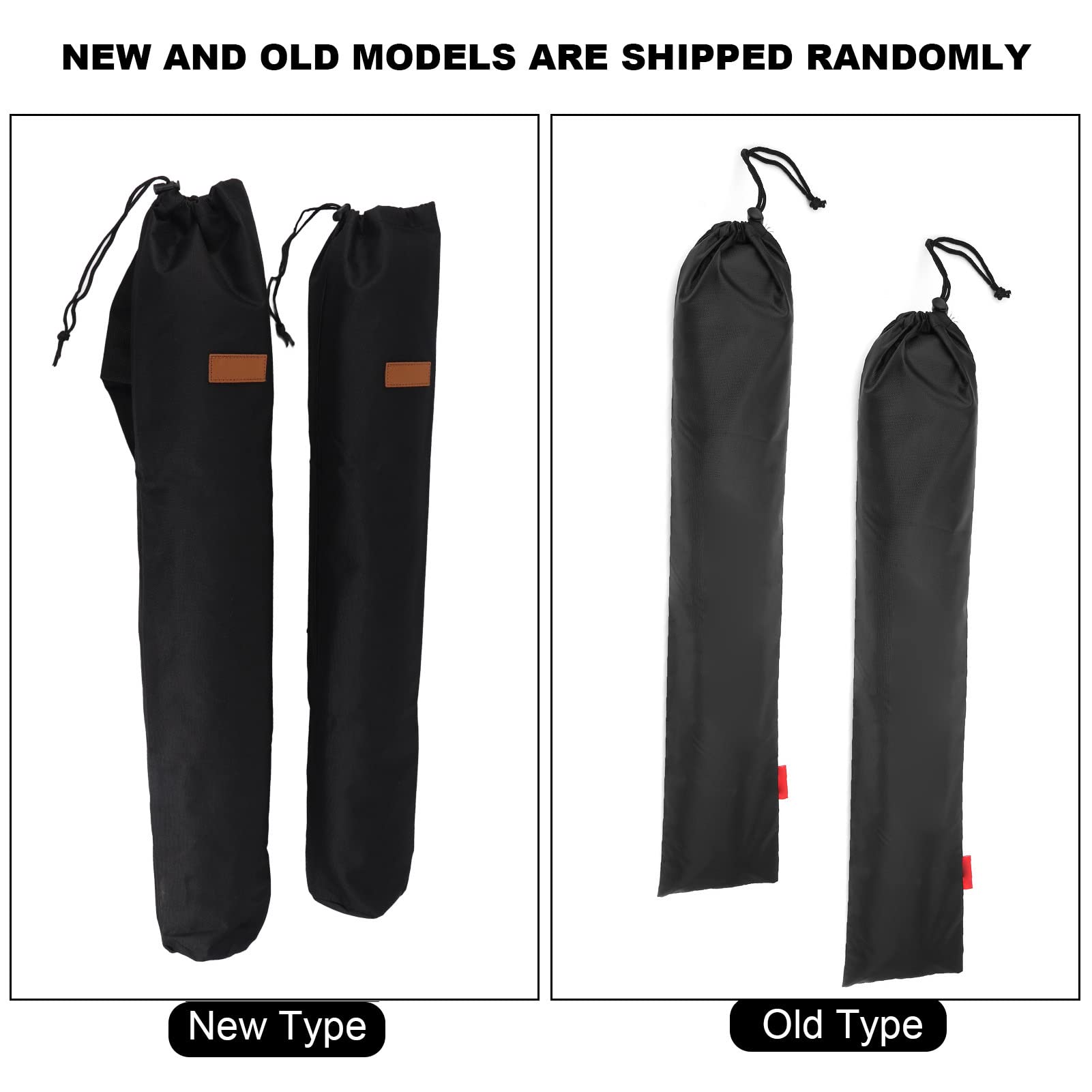 2Pcs Tent Pole & Trekking Pole Carrying Bag - Portable Storage for Hiking Poles, Camp Chairs & Canopy Poles | Durable Replacement Bag for Outdoor Camping, Hiking & Backpacking Gear Organization