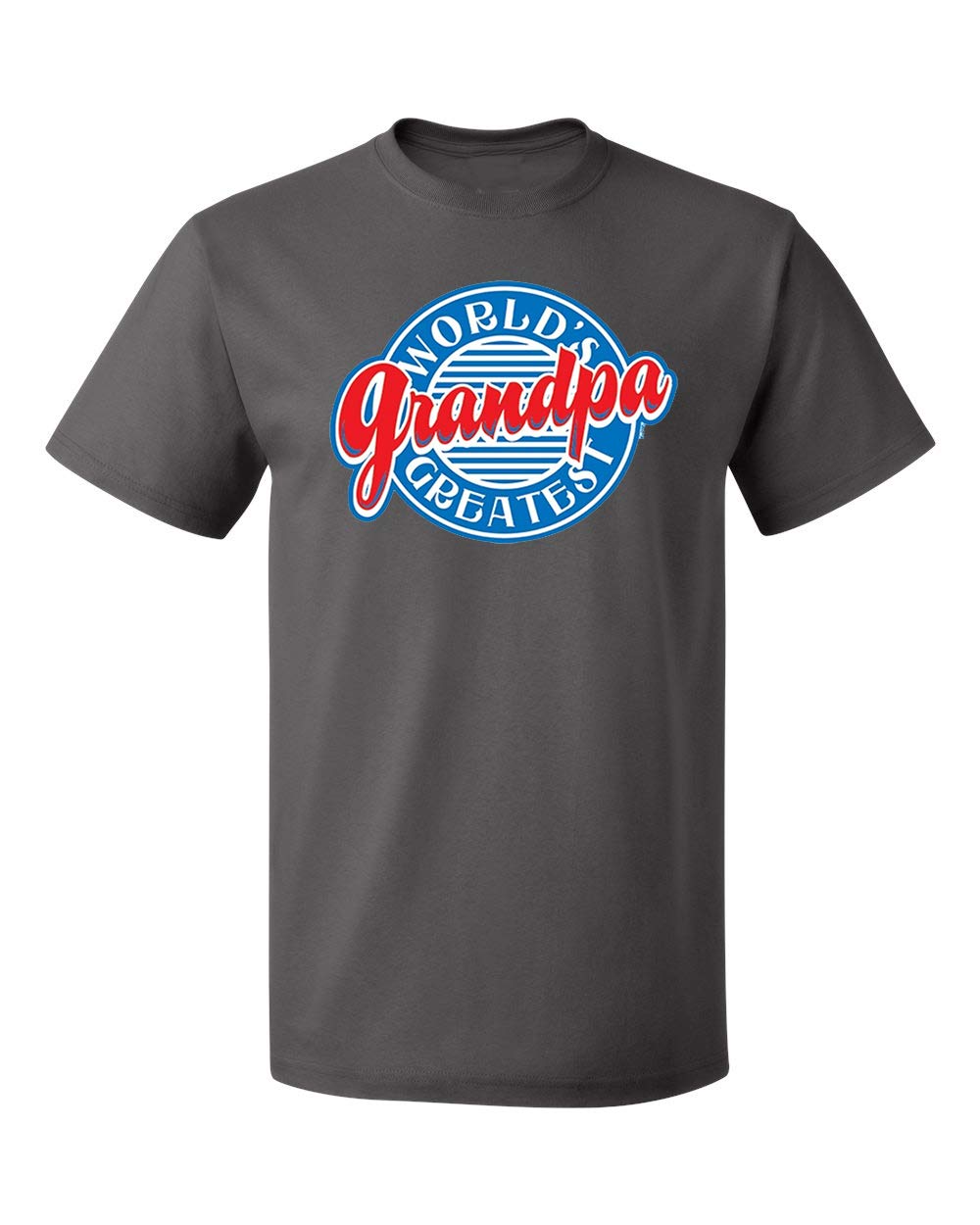 Best Grandpa Ever - Funny Grandfather Men's T-Shirt | Soft Cotton Crew Neck Tee | Perfect for Father's Day, Birthday Gifts & Family Reunions