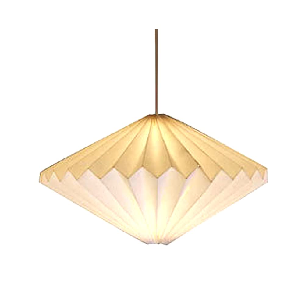 Origami Paper Lamp Shade - Hanging Pendant Light Cover Replacement for Living Room, Bedroom & Dining Room Decor | Creative DIY Home Lighting Accessory for Cozy Ambiance