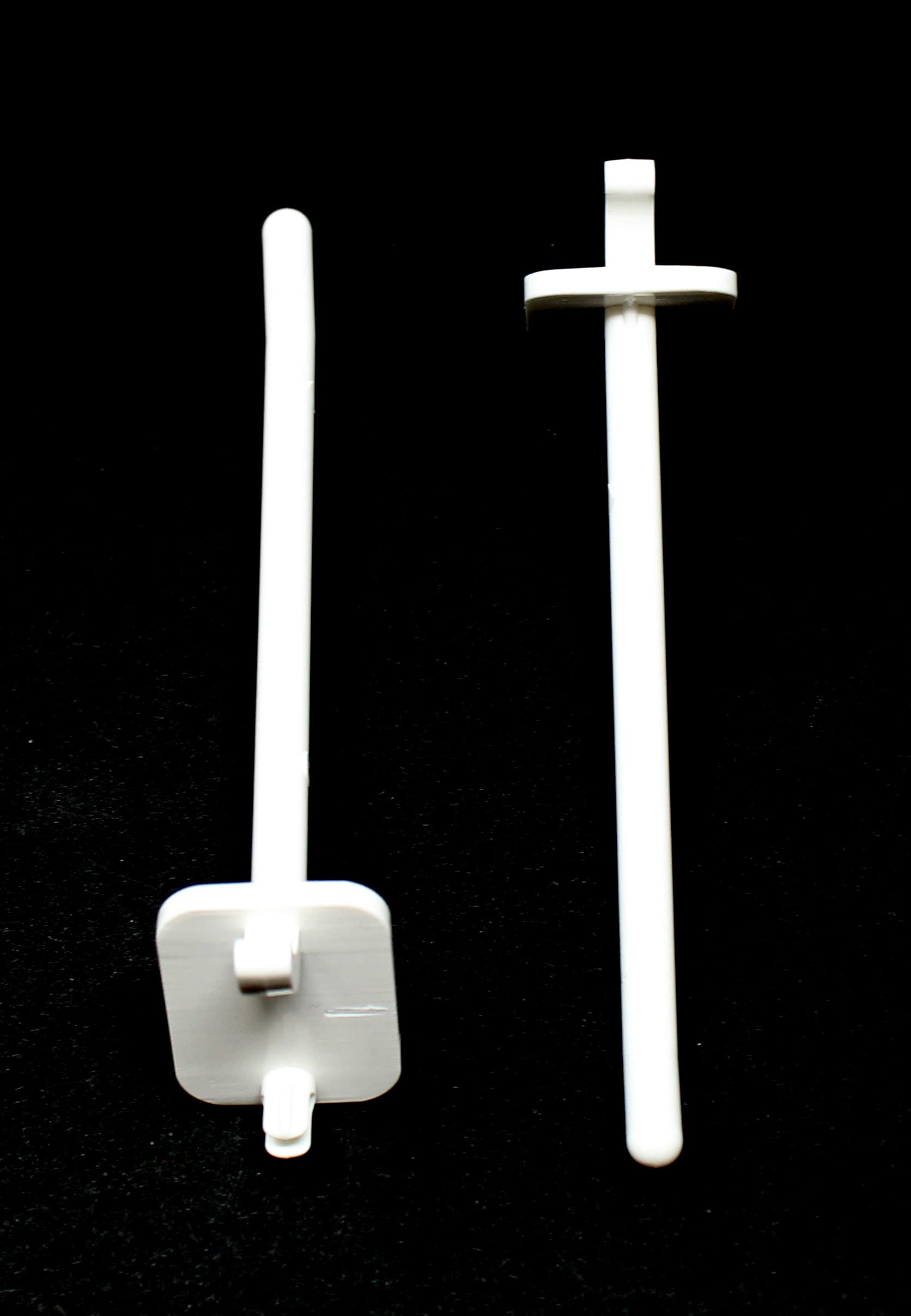 JSP Manufacturing White Plastic Pegboard Hooks - 2