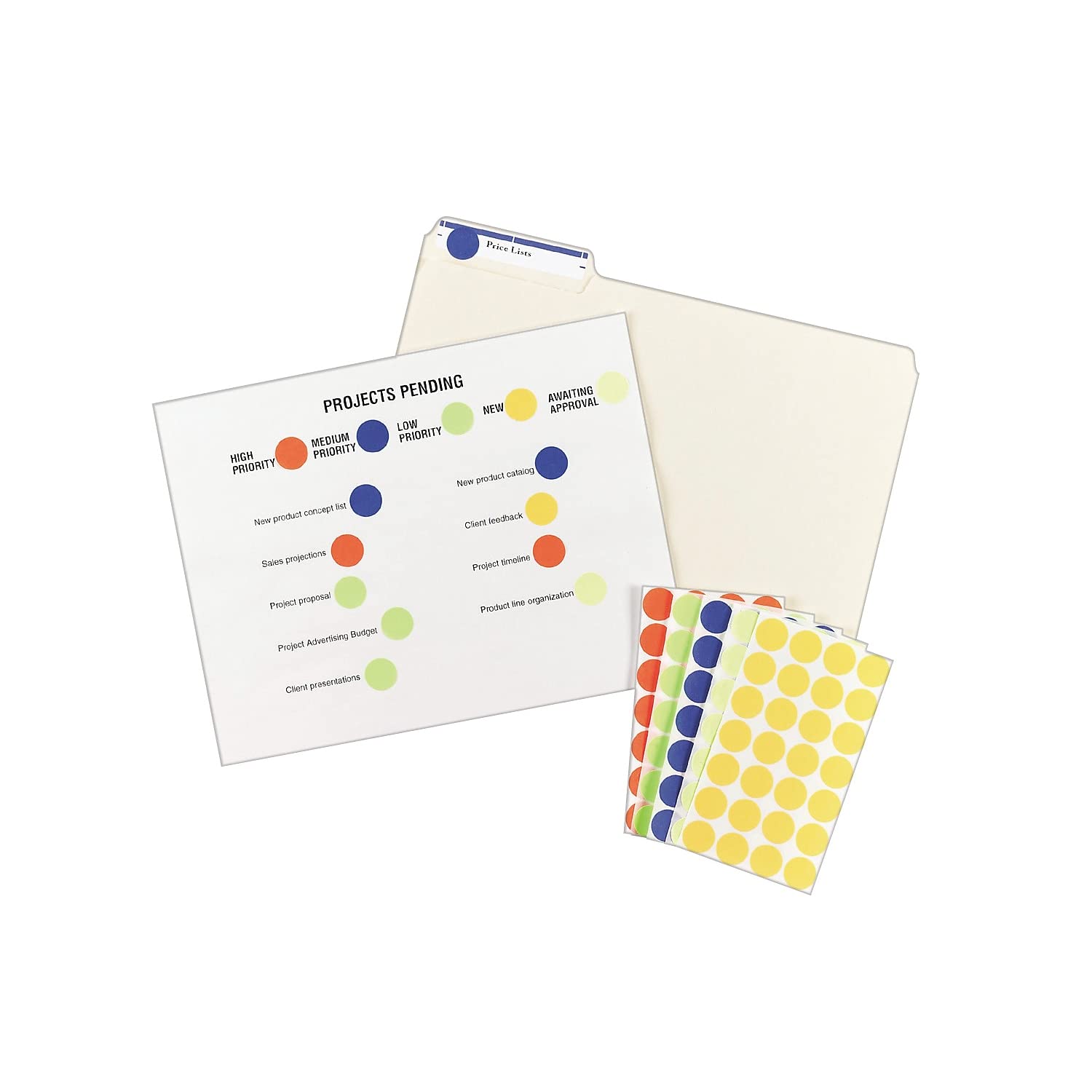 Avery 05466 Removable Round Labels 3/4