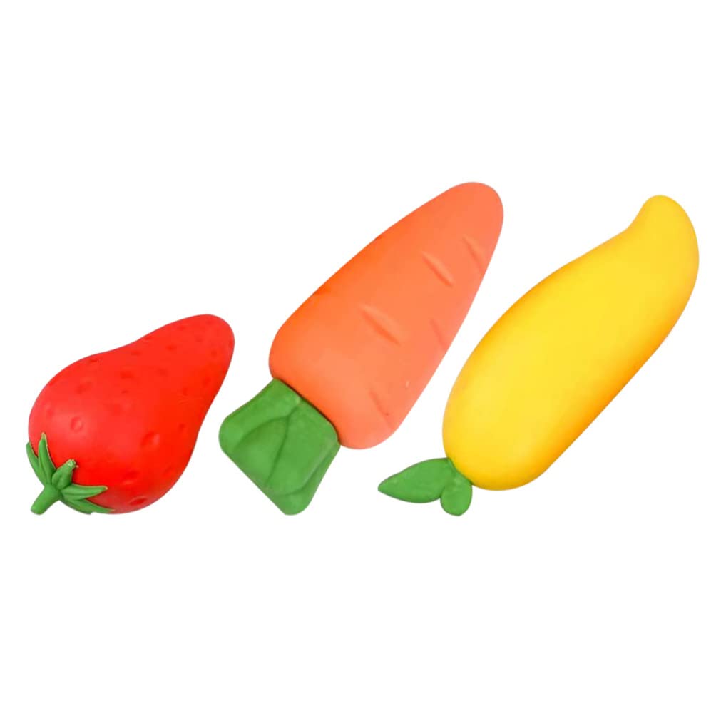 Operitacx 3-Pack Bulk Erasers for School Supplies - Non-Toxic TPE 3D Cartoon Pencil Erasers for Kids, Students & Toddlers - Perfect for Classroom, Homework & Art Projects