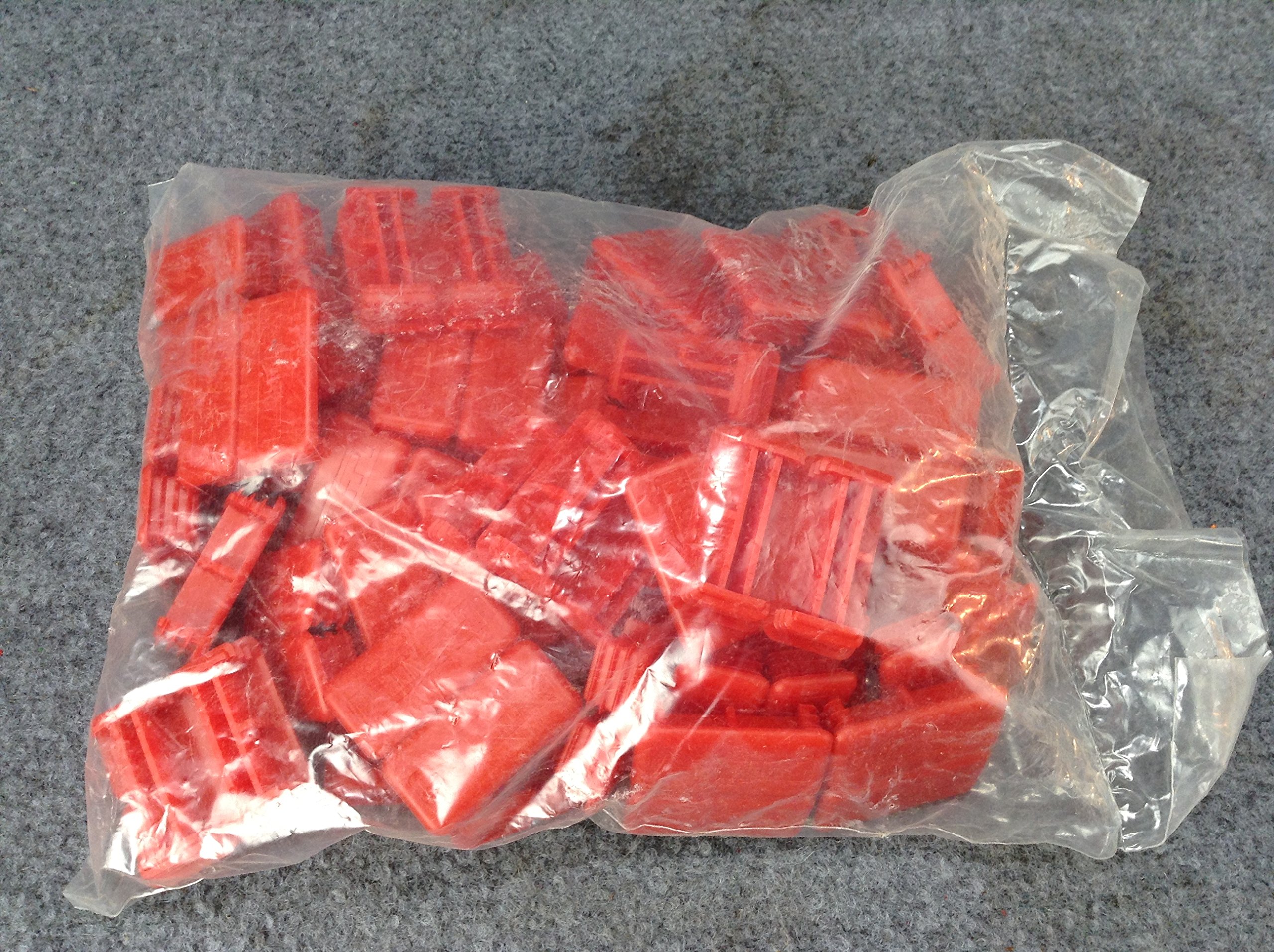 Hilti 244886 MEK Strut Channel Red End Cap - 50 Pack - Durable Steel Construction for Electrical & Mechanical Support Systems - Perfect for Commercial & Industrial Installations