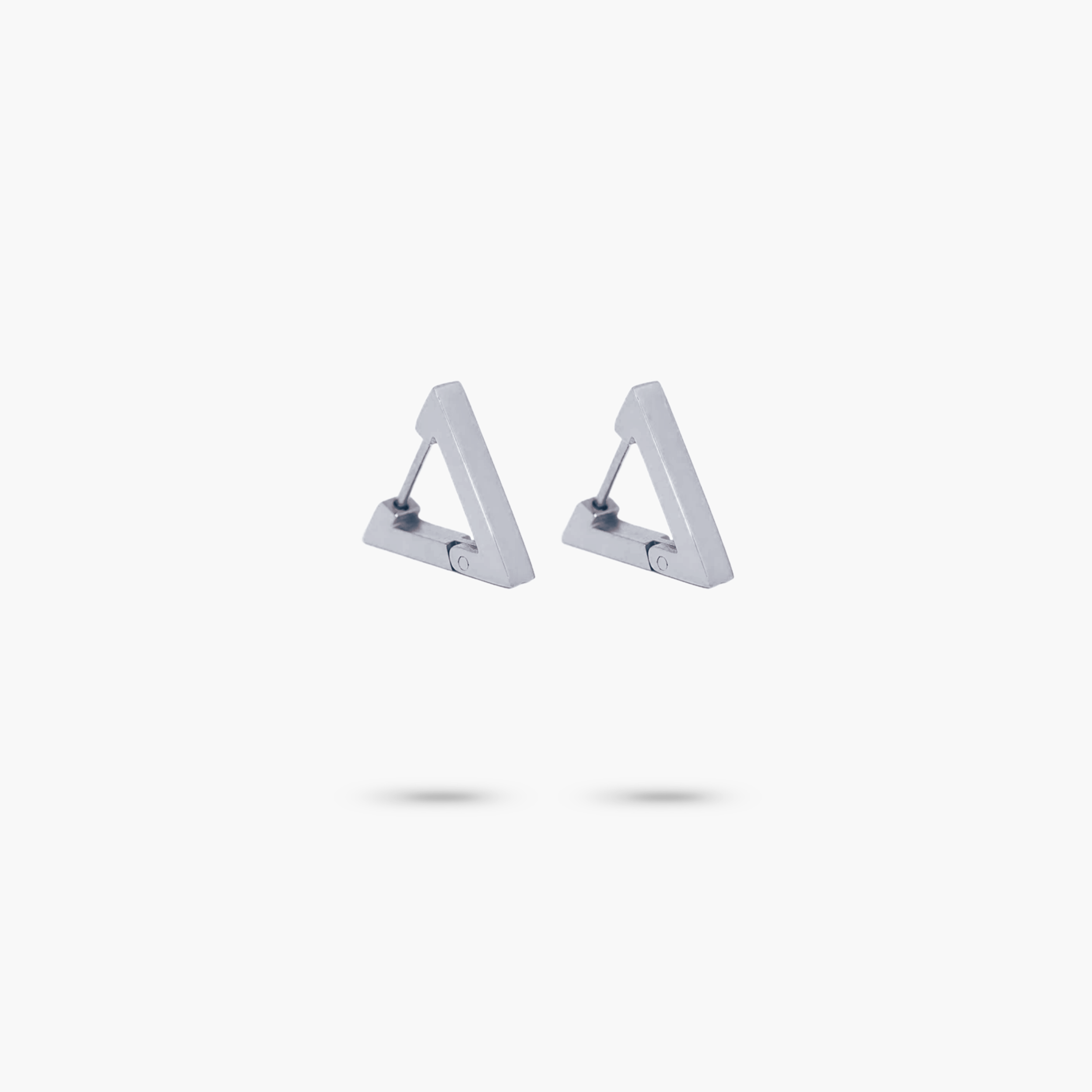Stylish Titanium Triangle Huggie Earrings for Women - Hypoallergenic & Lightweight - Perfect for Everyday Wear, Parties & Gifts