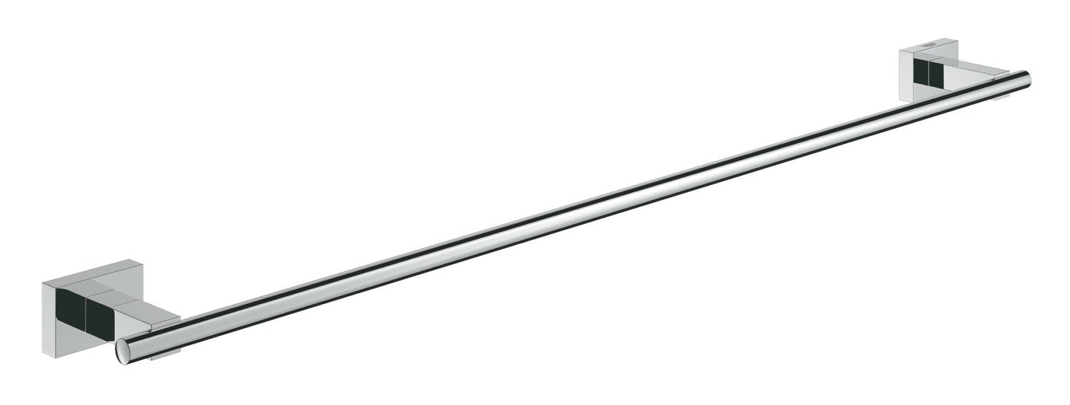 24-Inch Essentials Cube Towel Rail in StarLight Chrome - Perfect for Bathroom, Kitchen, and Spa Organization