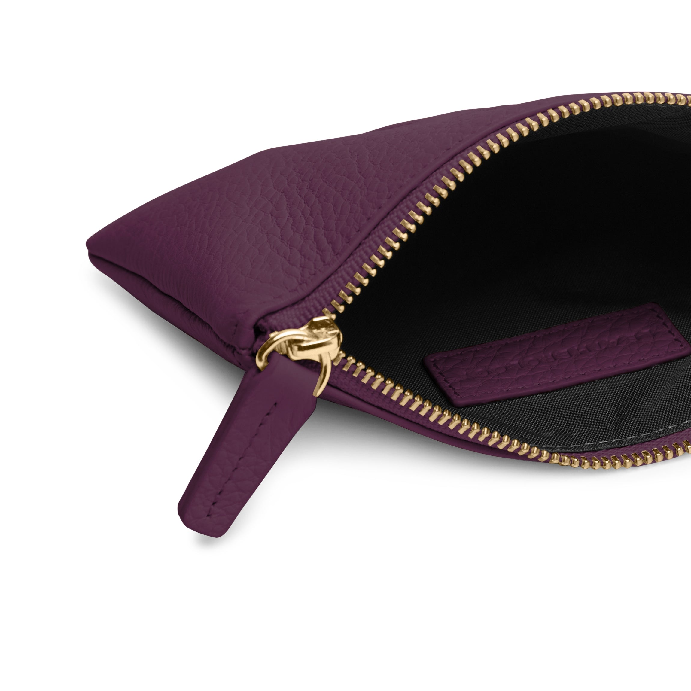 Small Wristlet Pouch for Women - Deep Plum Crossbody Bag - Slim Wallet Phone Holder for Everyday Use, Travel & Shopping