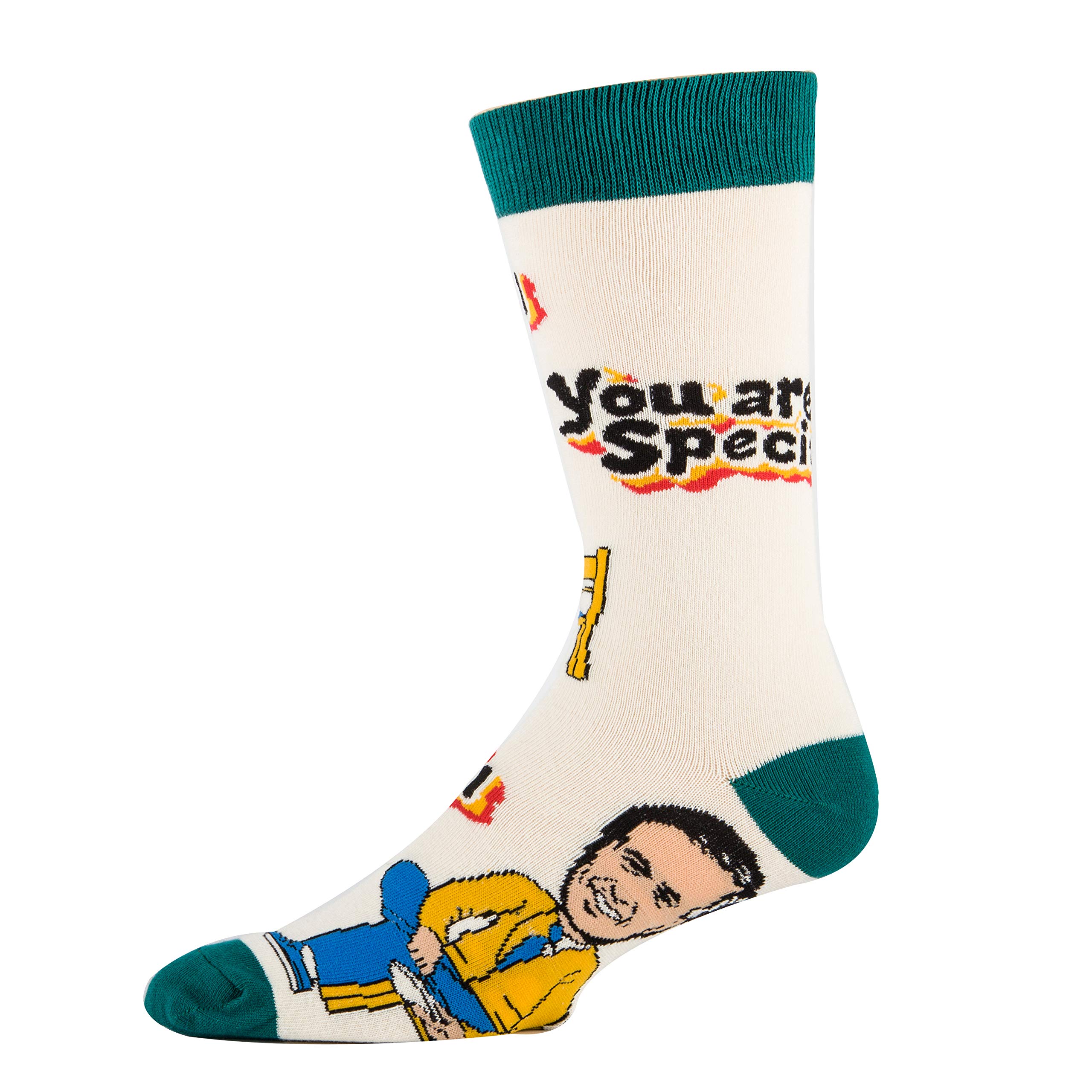 Funny Mr Rogers Socks for Men - Novelty Crazy Crew Socks with Cool Designs | Perfect Gift for Dad, Husband & Friends | Great for Christmas, Birthday & Casual Wear
