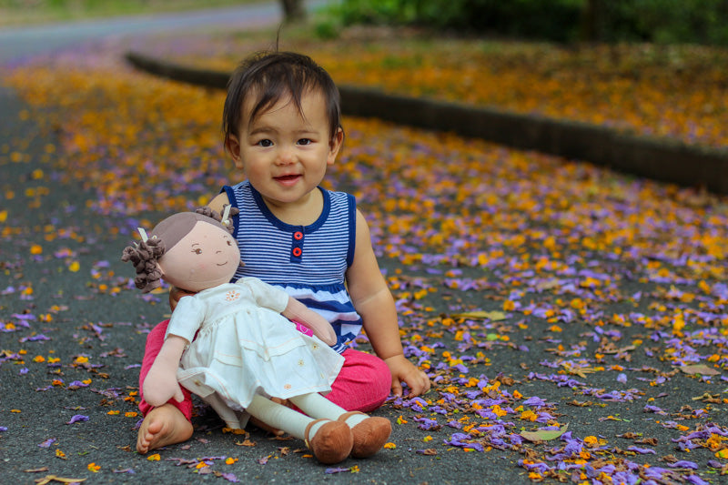 Premium Cecilia Linen Doll with Realistic Brown Hair - Perfect for Home Decor, Gift Giving & Collectible Display