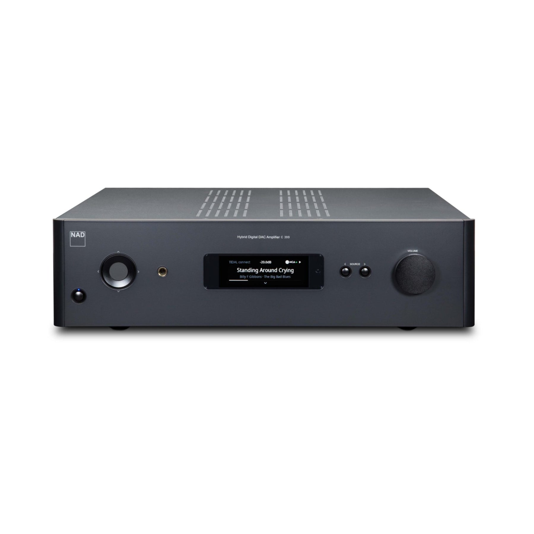 NAD C 399 Integrated Amplifier with DAC & Bluesound NODE Wireless Hi-Res Music Streamer Bundle - Perfect for Home Audio Systems and Audiophile Listening Rooms
