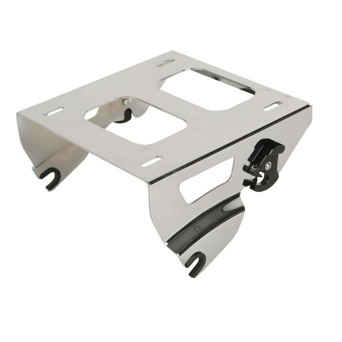 Harley-Davidson Tour Pack Trunk Backrest & Luggage Rack - Universal Fit for Touring CVO, Road King, Road Glide, Street Glide, Electra Glide (2014-2023) - Heavy-Duty Solo Mounting Rack for Long Rides & Road Trips
