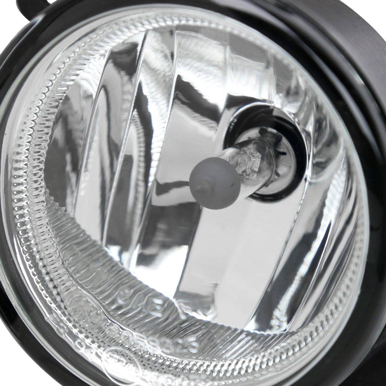 2022-2025 Honda Civic Sedan & Hatchback H8 Bumper Fog Lights Kit - Chrome Housing with Clear Lens - Upgrade Your Night Driving Visibility for Safer Commutes
