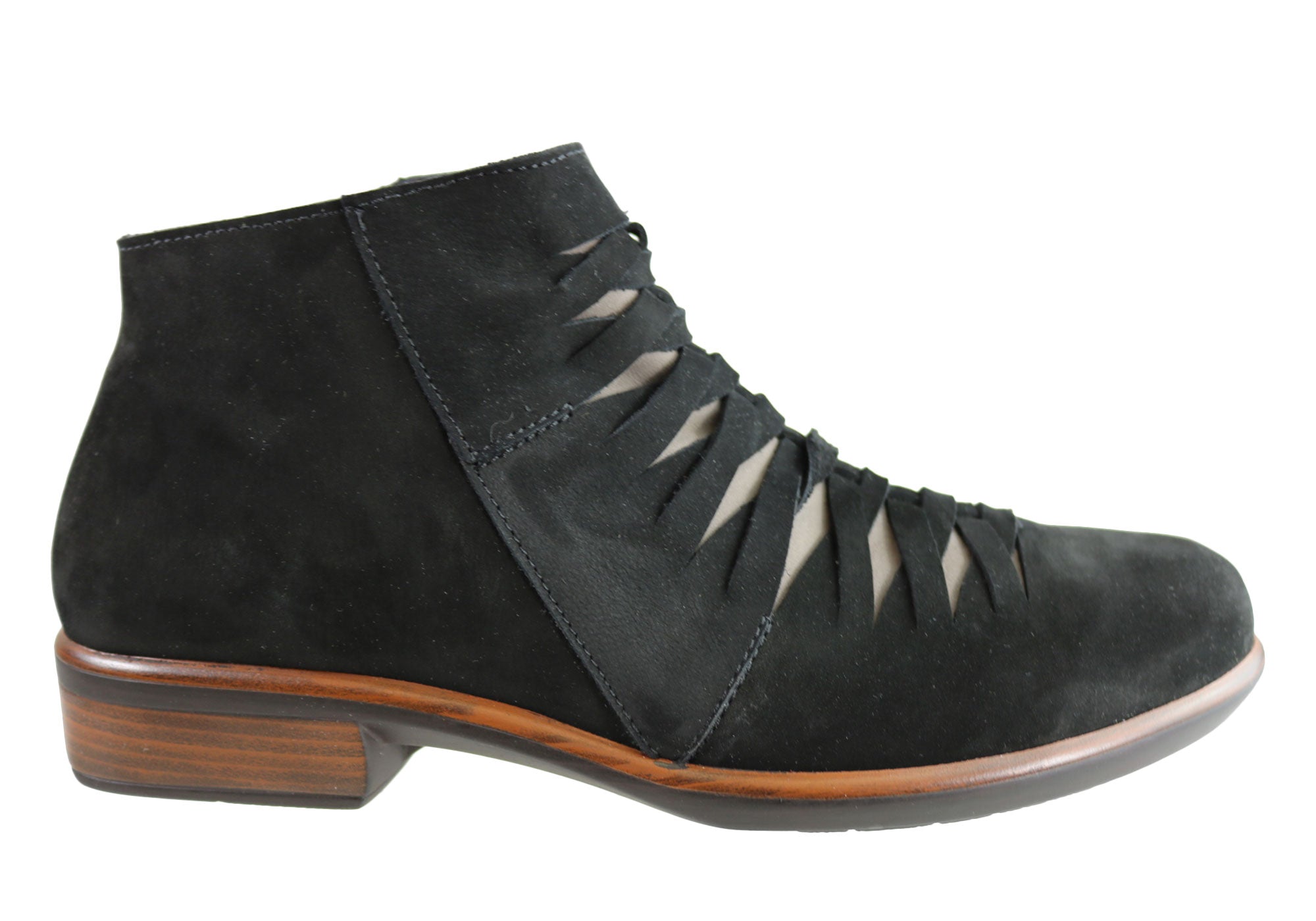 Naot Leveche Women's Nubuck Leather Comfortable Supportive Ankle Boots - Stylish & Cushioned Walking Shoes for Work, Travel & Everyday Wear