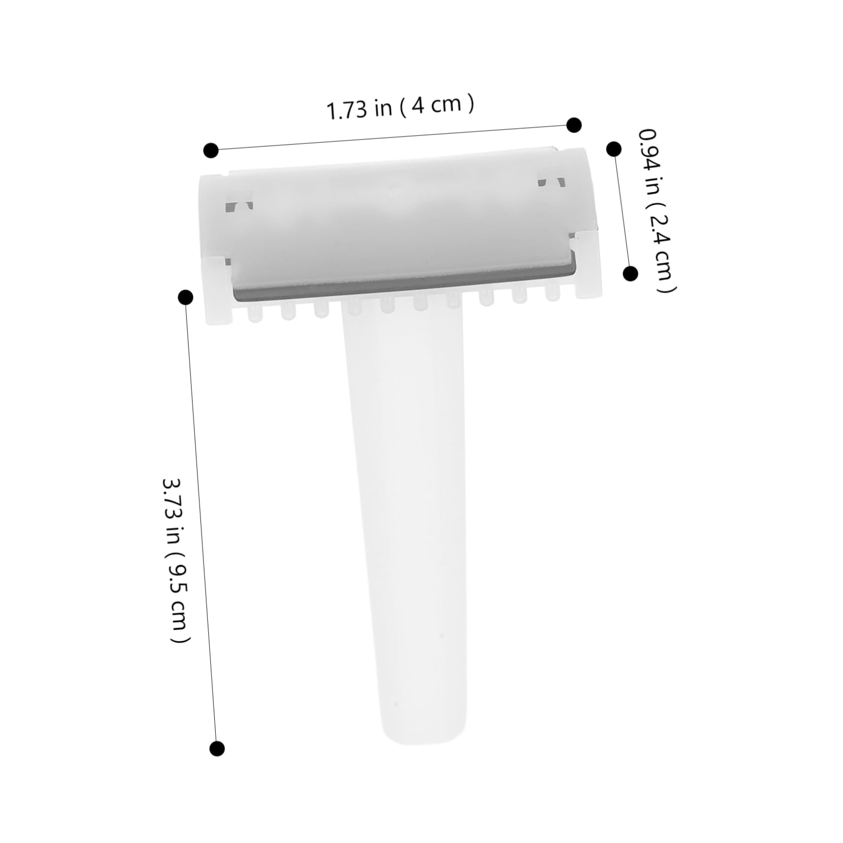 10 Pack Disposable Hair Removal Razors - Double Blade Women's Facial Hair Remover & Men's Shaver - Easy to Use, Compact Design - Perfect for Travel, Gym & Daily Grooming Routine
