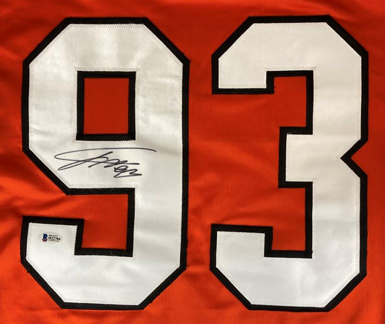 Authentic Jakub Voracek Philadelphia Flyers Signed Orange Hockey Jersey - Perfect for Collectors, Fans & Game Day Memorabilia