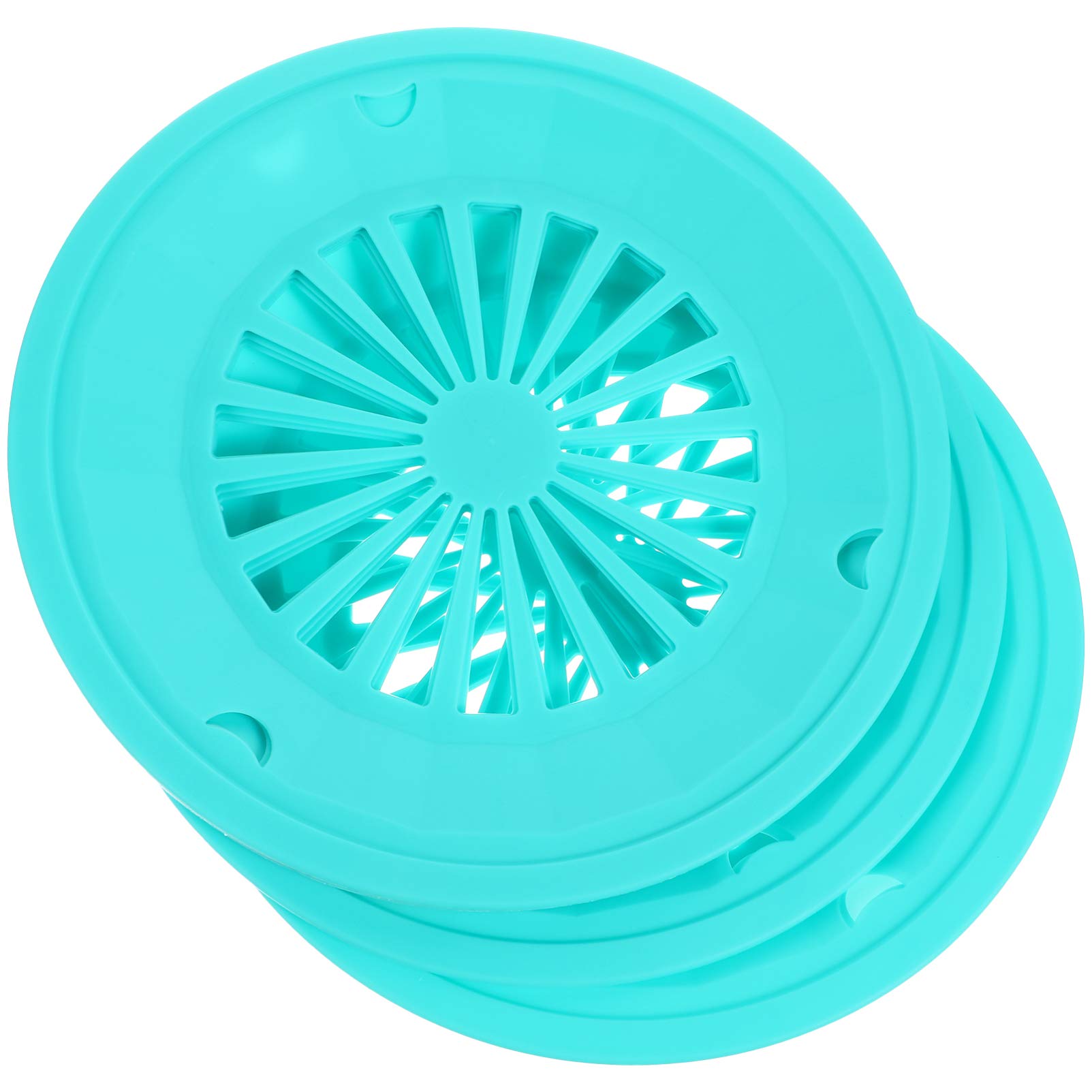 BESTonZON 10-Pack Reusable Plastic Plate Holders - Durable Dinner Plate Stands for Parties, Picnics, BBQs & Outdoor Events - Eco-Friendly Party Supplies for Paper Plates