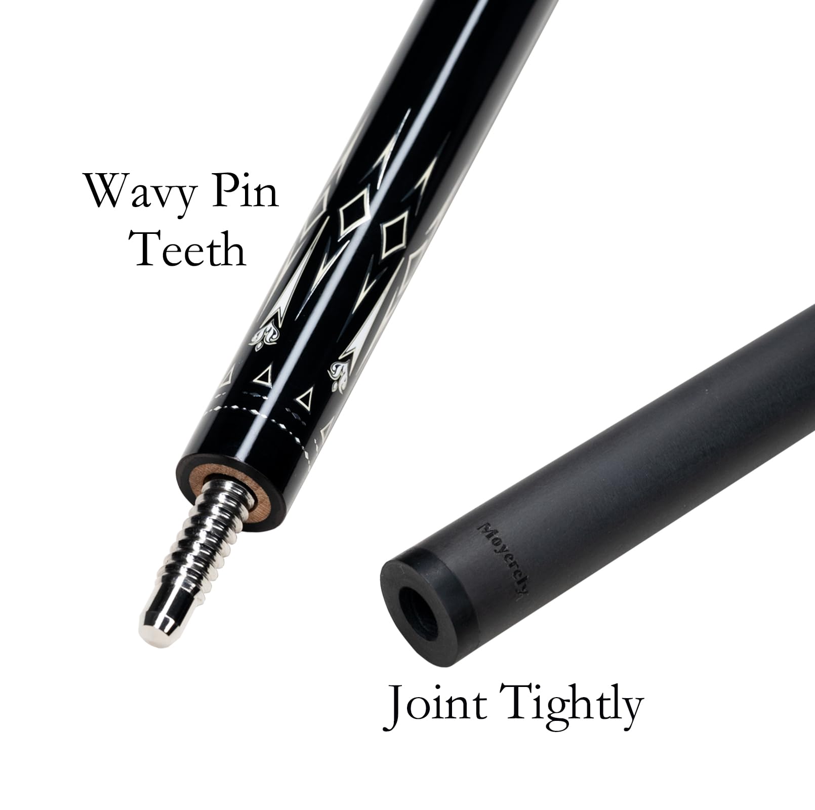 Premium Carbon Fiber Pool Cue Stick - 11.8mm/12.5mm Low Deflection Professional Billiard Cue with Protective Case | Ideal for Tournament Play & Home Pool Tables