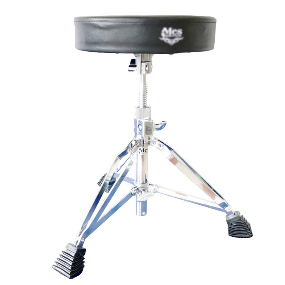WEIYV Adjustable Bar Stool Drum Chair - 47.5-63cm Height, Black - Comfortable Drum Seat for Adults & Kids - Perfect for Home Bars, Music Studios & Drum Practice