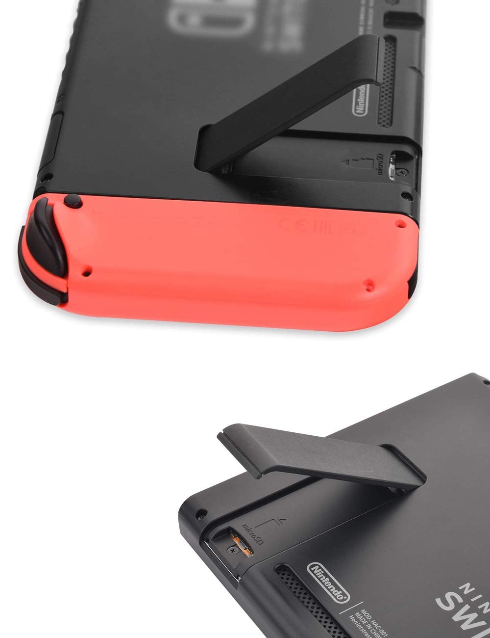 Nintendo Switch Replacement Kickstand - Back Shell Holder & Bracket Repair Kit for Console - Perfect for DIY Fixes, Gaming Accessories & Travel Protection