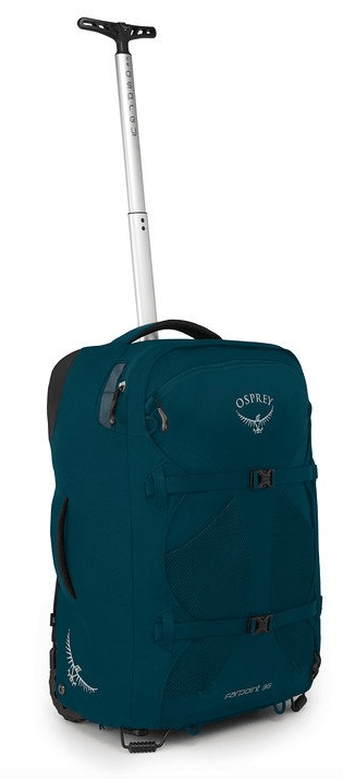 Osprey Farpoint 36 Wheeled Carry On Travel Backpack - Lightweight Durable Luggage for Air Travel, Business Trips & Adventure Vacations
