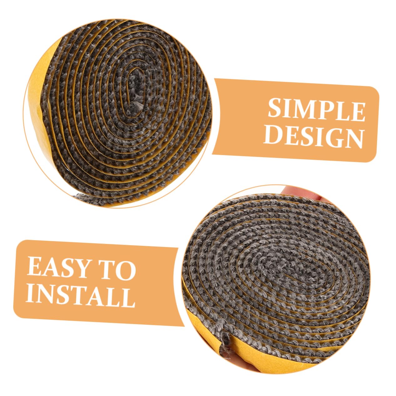 High-Temp Fireplace Sealing Rope 3mm x 12mm x 2m - Wood Stove Door Gasket, Stove Rope for Wood Burning Stoves & Flue Sealant - Perfect for Fireplace Repair, Stove Maintenance & Chimney Sealing