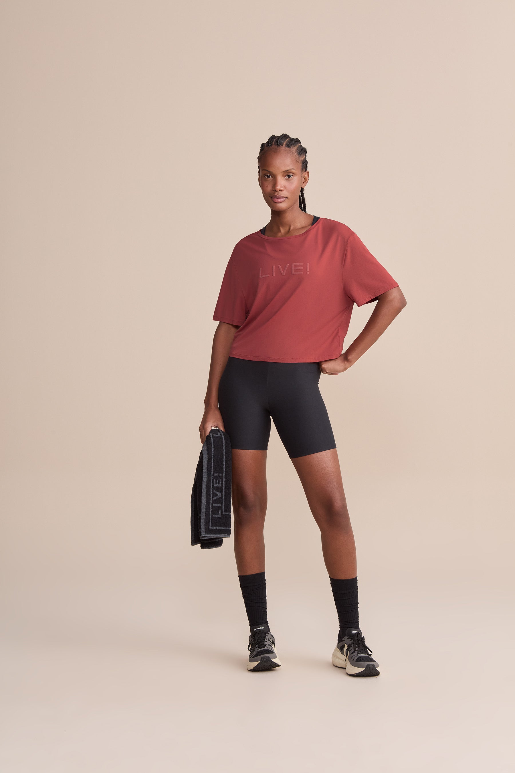 Comfort Cropped T-Shirt for Women - Soft Breathable Cotton Summer Casual Tee - Perfect for Yoga, Beach & Everyday Wear