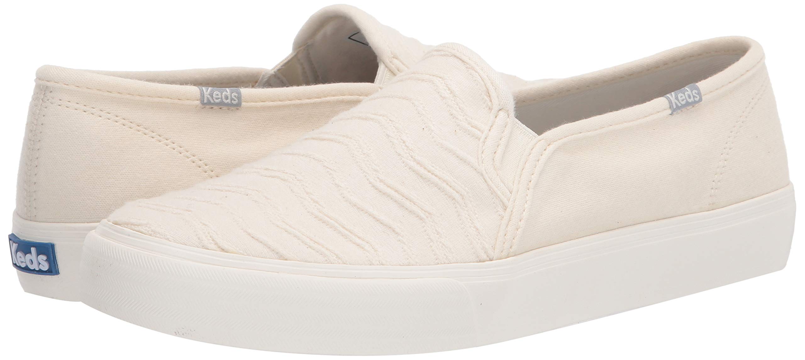 Keds Women's Double Decker Jersey Sneakers - Comfortable Casual Shoes for Walking, Work & Everyday Wear | Breathable Lightweight Design for Women's Fashion & Active Lifestyle